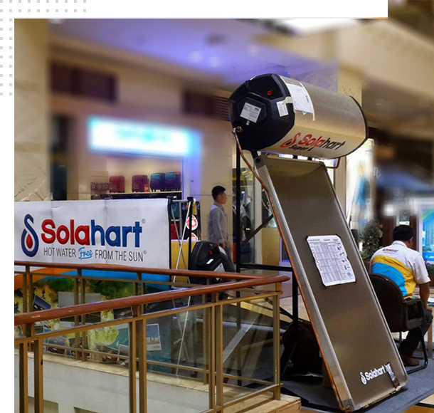 Unit Solahart display